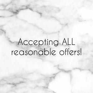 •••ACCEPTING ALL REASONABLE OFFERS on everything !